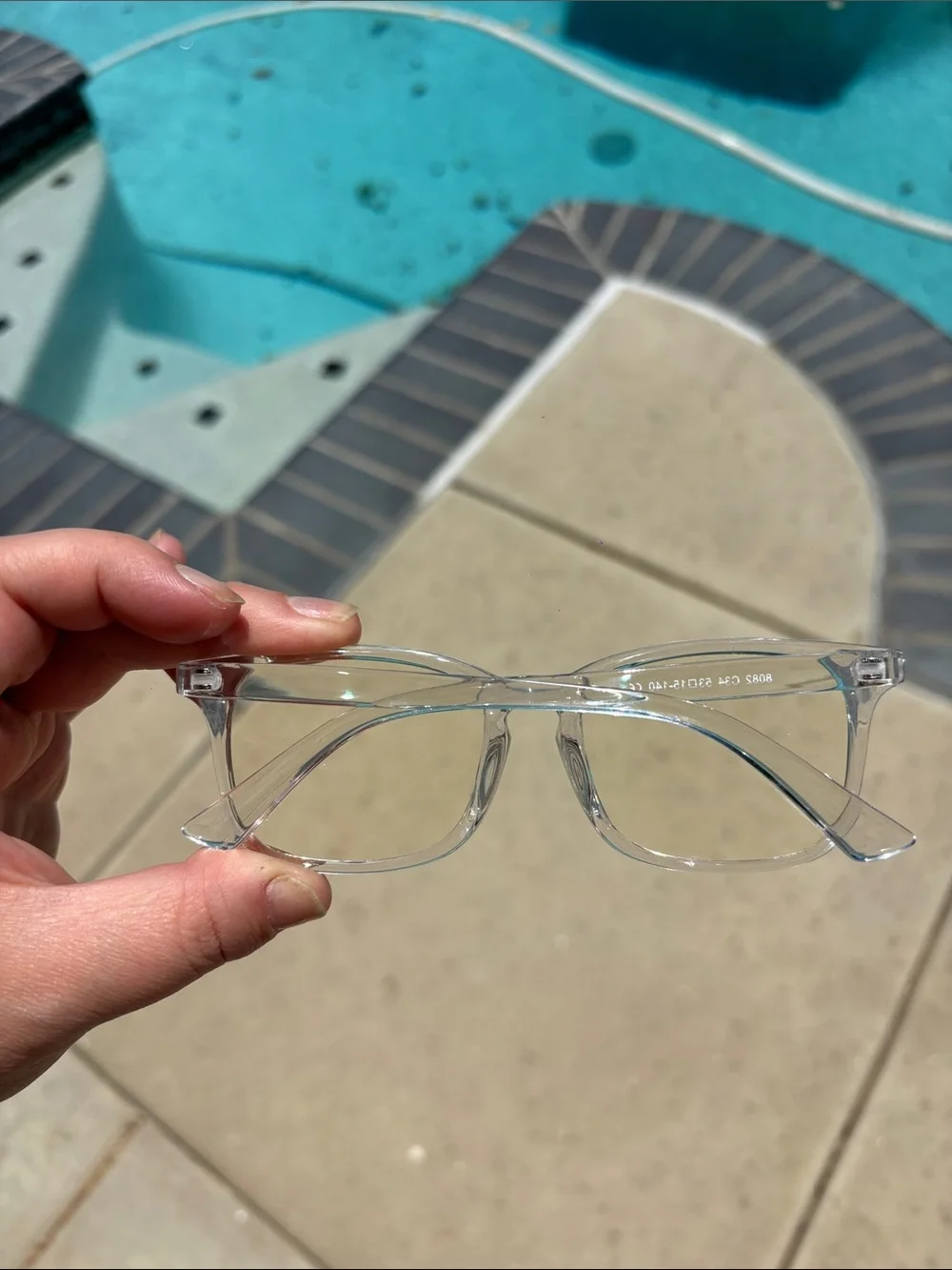 Clear Transparent Frame Glasses - Minimal Modern Style Non Prescription